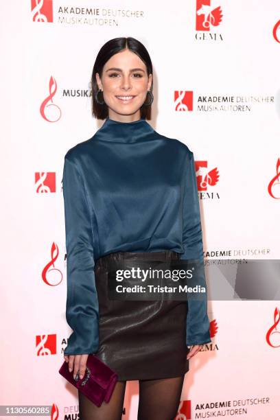 Lena Meyer-Landrut attends the Deutscher Musikautorenpreis at Hotel The Ritz Carlton on March 14, 2019 in Berlin, Germany.