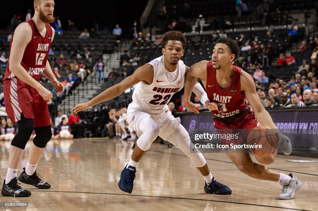 COLLEGE BASKETBALL: MAR 14 Atlantic 10 Conference Championship - Duquesne v St Joseph's
