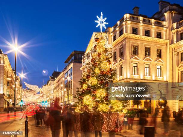 christmas in london - christmas town stock pictures, royalty-free photos & images