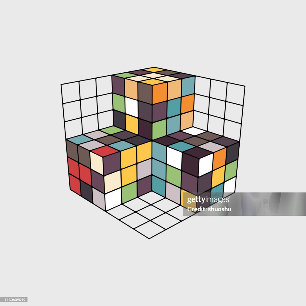 3d Geometry Check 3d Geometric Check Pattern High-Res Vector Graphic - Getty Images