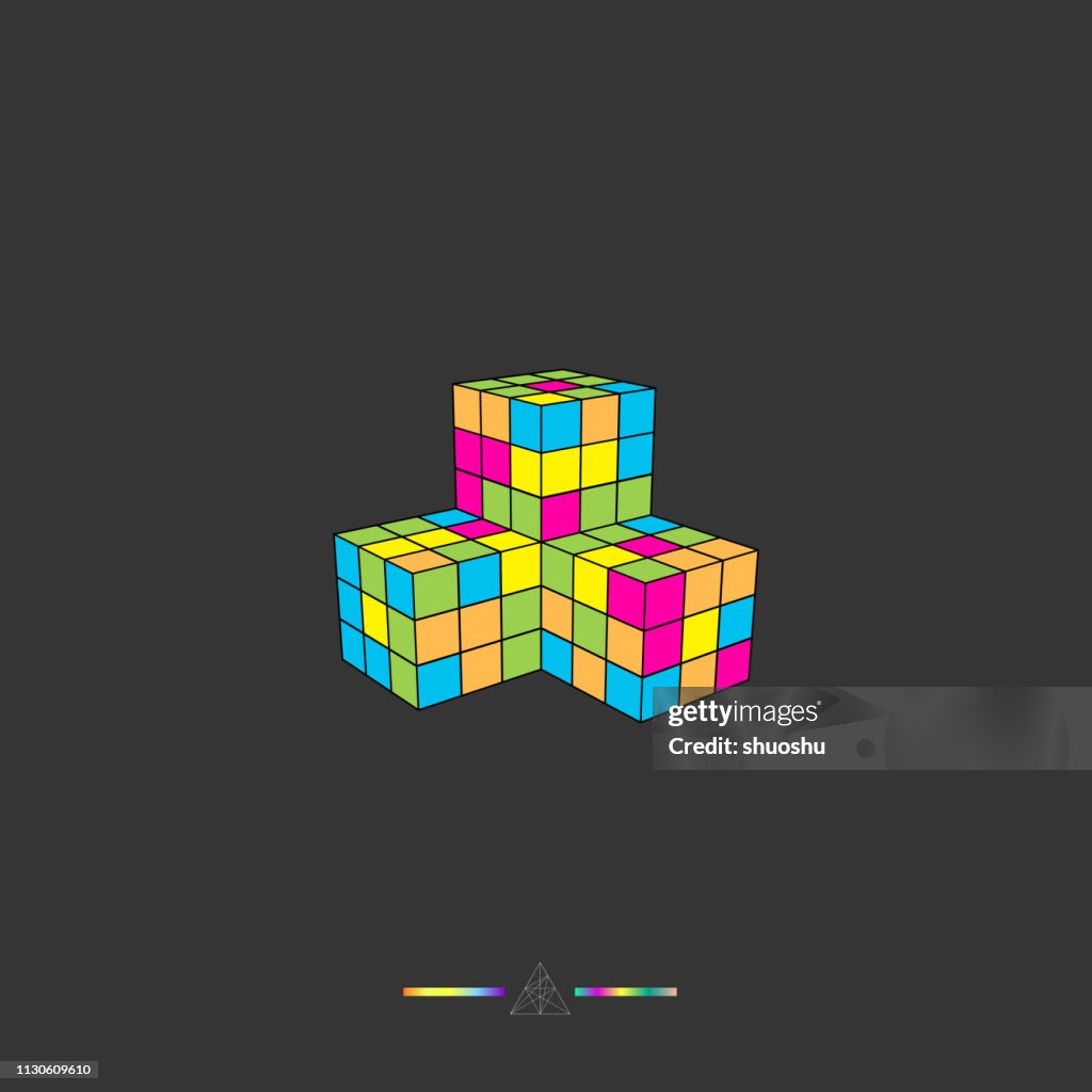 3d Geometry Check 3d Geometric Check Pattern High-Res Vector Graphic - Getty Images