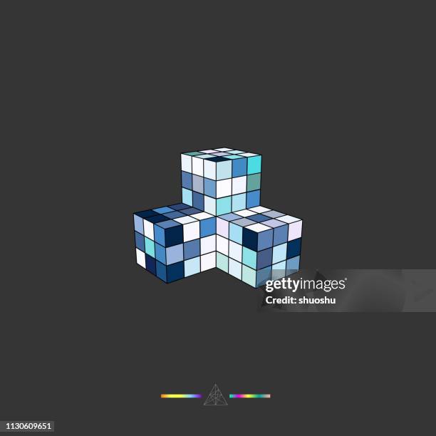 3d geometric check perspective pattern - floor perspective stock illustrations
