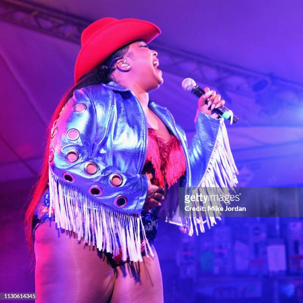 Lizzo performs onstage at Ticketmaster during the 2019 SXSW Conference and Festivals at Stubb's Bar-B-Q on March 14, 2019 in Austin, Texas.