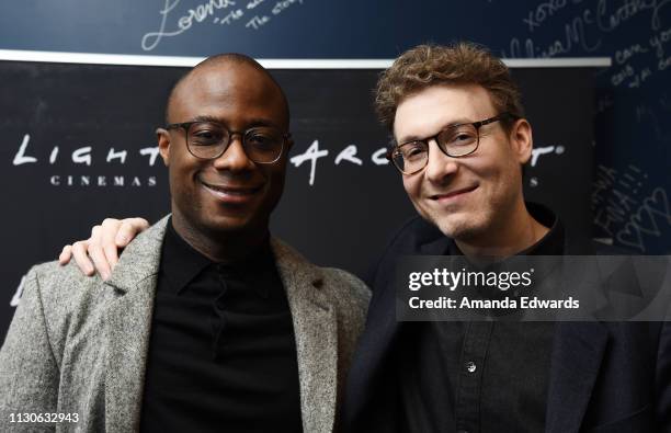 Director Barry Jenkins and composer Nicholas Britell attend the ArcLight Presents Hitting The High Note Screening Series Honoring 2019 Best Original...