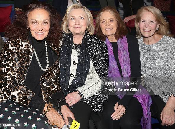 Diane von Furstenberg, Hillary Rodham Clinton, Gloria Steinem and ...