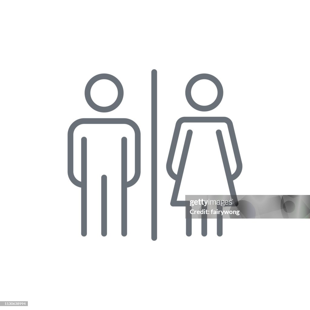 Icono de masculino y femenino