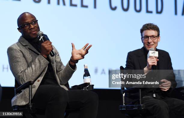 Director Barry Jenkins and composer Nicholas Britell attend the ArcLight Presents Hitting The High Note Screening Series Honoring 2019 Best Original...