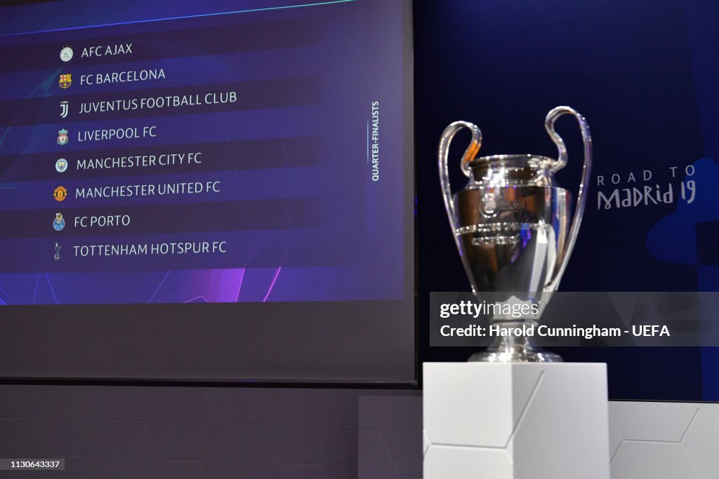 UEFA Champions League 2018/19 Quarter-final, Semi-final and Final Draws