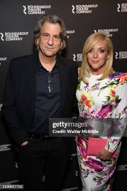 David Rockwell and Jane Krakowski attend the Broadway Opening Night of "Kiss Me, Kate" at Studio 54 on March 14, 2019 in New York City.