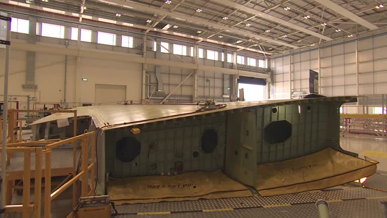 A380 Inner Rear Spar 13 Inside An A380 Airbus Aircraft Stock Videos, Footage, & 4K Video ...
