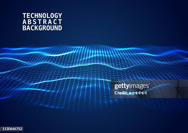 technology background - tech grid stock illustrations