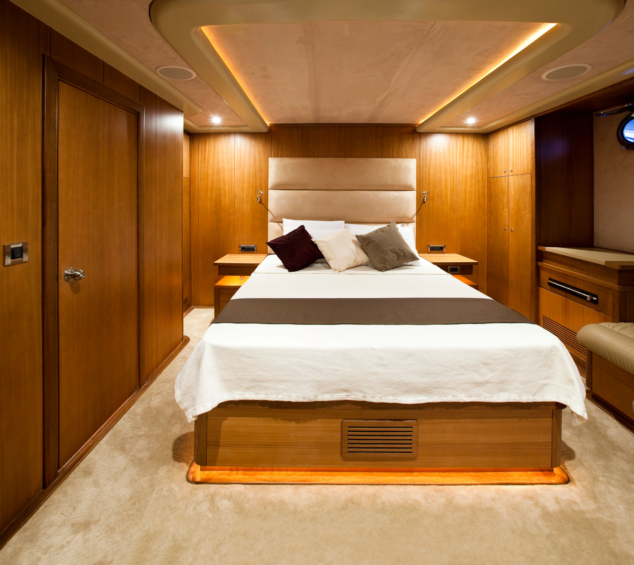 montaj interior de lux dormitor yacht montaj interior de lux dormitor yacht