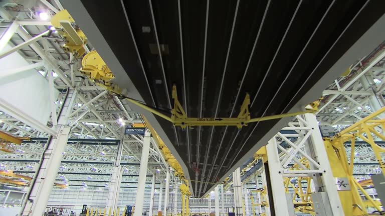 A380 Inner Rear Spar 13 Inside An A380 Airbus Aircraft Stock Videos, Footage, & 4K Video ...