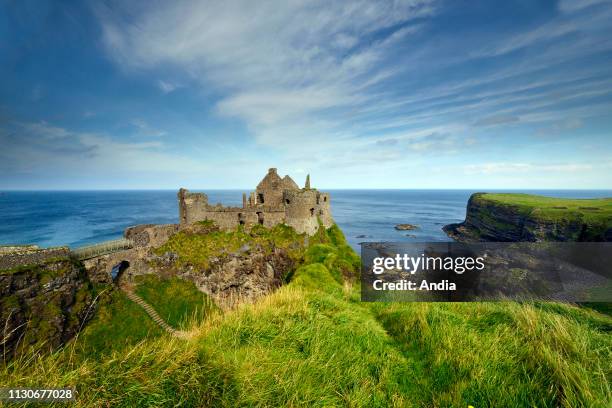 Ireland, Ulster, County Antrim, Bushmills: Dunluce Castle, Pyke Castle, Iron Islands, in the TV series Game of Thrones.