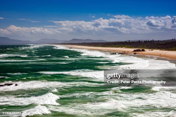 lighthouse beach - port macquarie stock-fotos und bilder