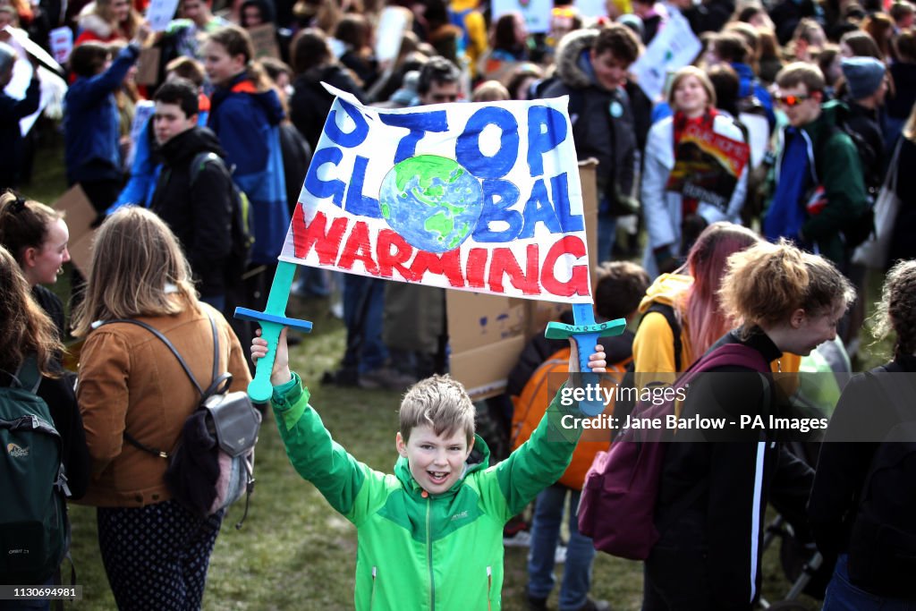 Climate change protest