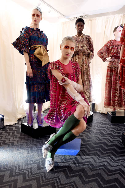 GBR: Zandra Rhodes - Presentation - LFW February 2019