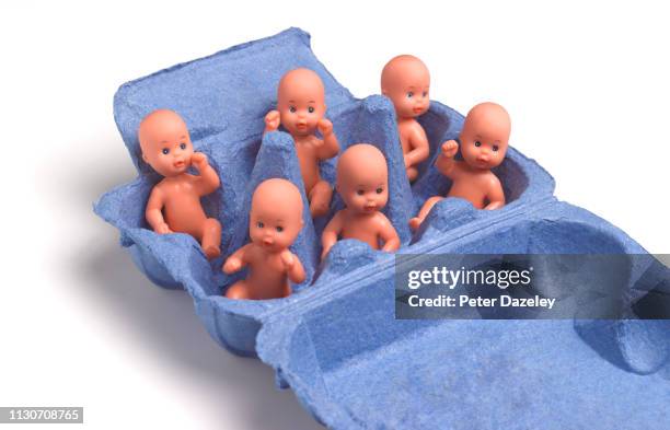 ivf created babies - inseminazione artificiale foto e immagini stock