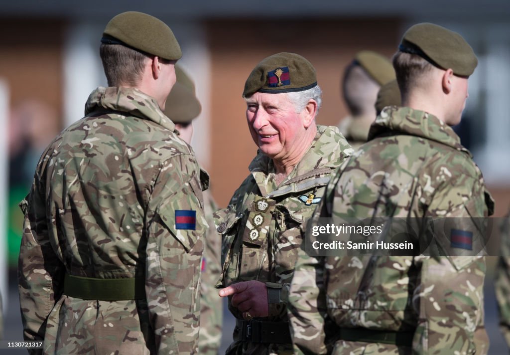 The Prince Of Wales Presents Campaign Medals To The 1st Battalion Welsh Guards