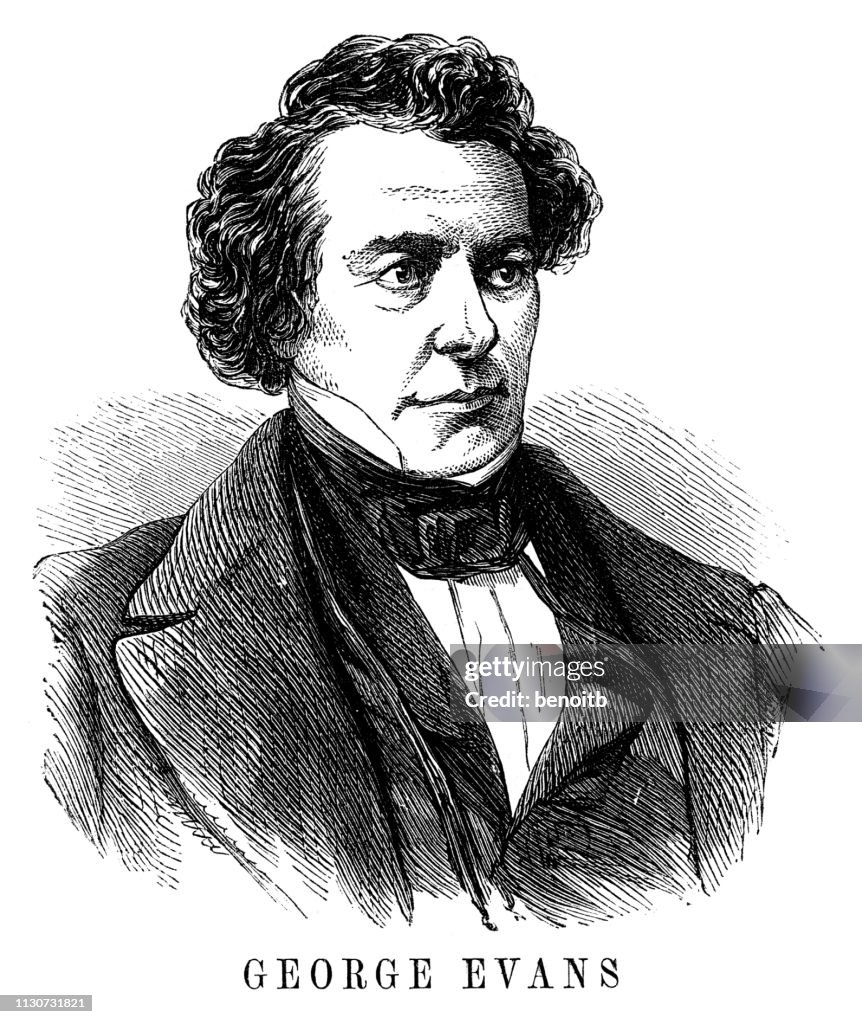 George Evans High-Res Vector Graphic - Getty Images