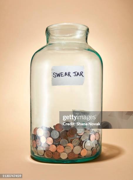 swear jar - social grace stock pictures, royalty-free photos & images