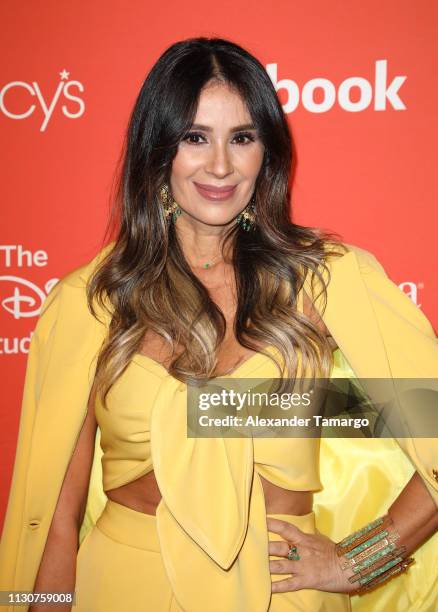 Catherine Siachoque is seen arriving at the People en Espanol Poderosas Luncheon on March15, 2019 in Coral Gables, Florida.