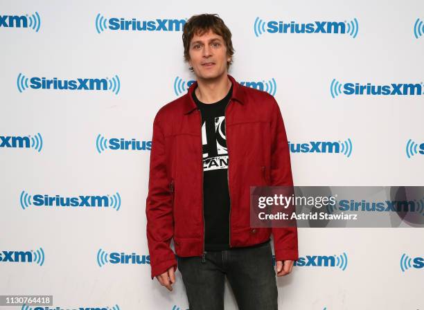 Singer Rob Thomas visits the SiriusXM Studios on February 19, 2019 in New York City.