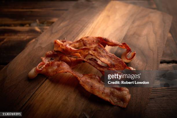 bacon three - spek stockfoto's en -beelden