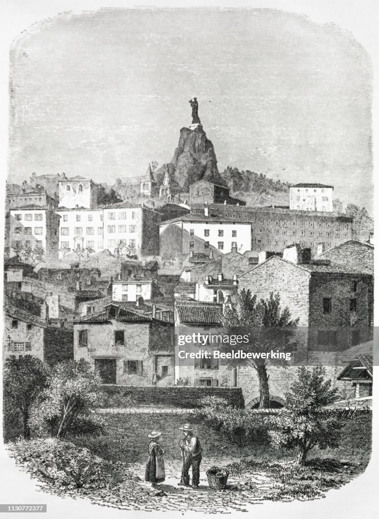 Virgin Mary Puy illustration 1873 'the Earth and her People'