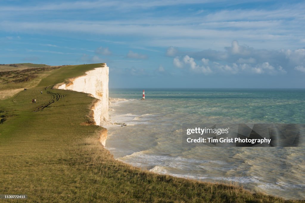 The Lighthouse at Beachy Head, East Sussex.