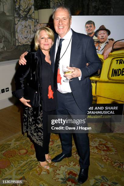 Sir Geoff Hurst attends the after show party following the opening night of Only Fools and Horses The Musical at Theatre Royal Haymarket on February...