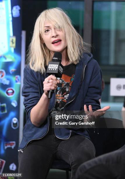 Recording artist Emily Haines of the band Metric visits the Build Series to discuss the album 'Art of Doubt' at Build Studio on February 19, 2019 in...