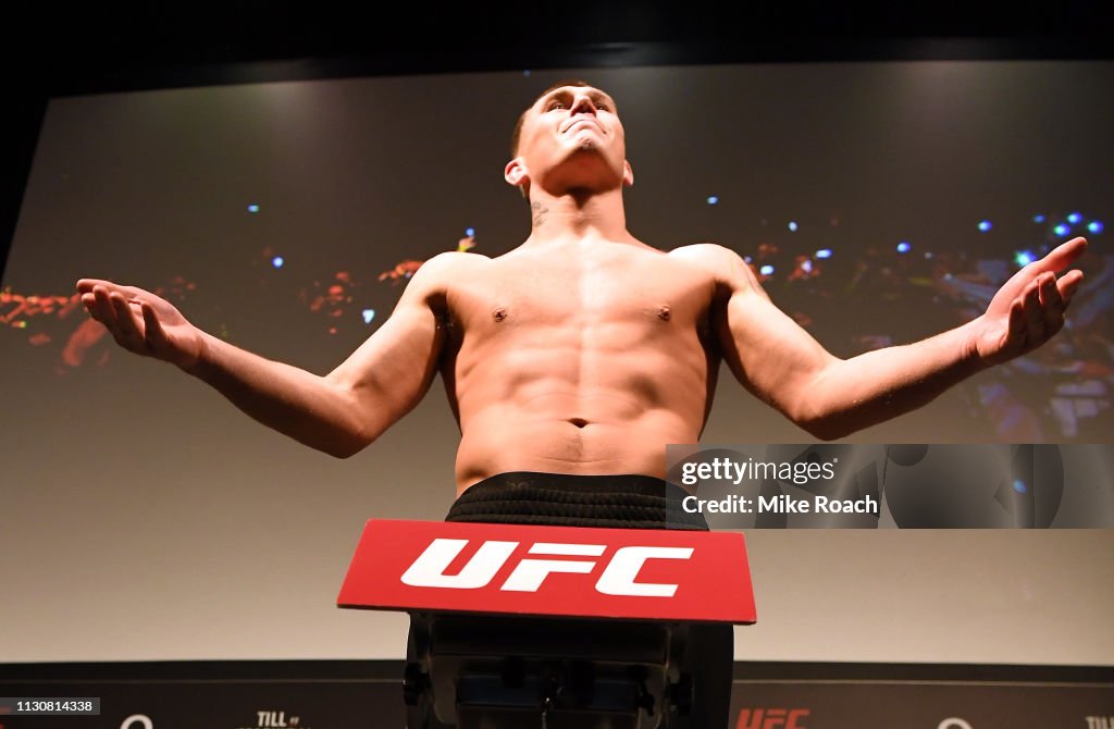 UFC Fight Night: Weigh-ins