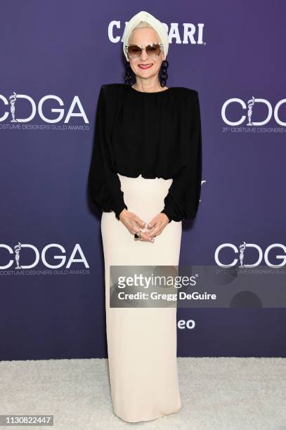 Lou Eyrich attends The 21st CDGA at The Beverly Hilton Hotel on February 19, 2019 in Beverly Hills, California.