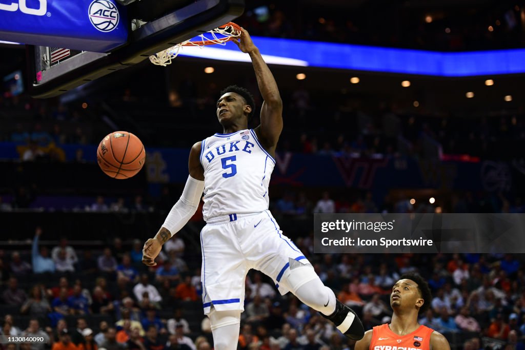 COLLEGE BASKETBALL: MAR 14 ACC Tournament Syracuse v Duke