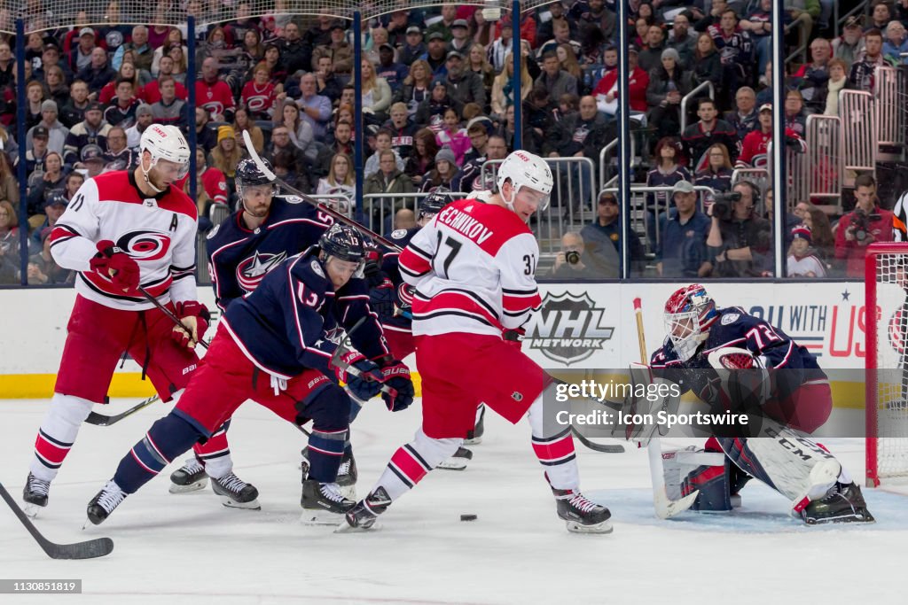 NHL: MAR 15 Hurricanes at Blue Jackets