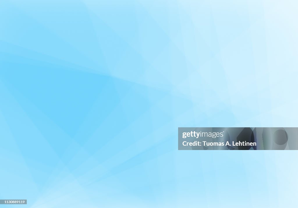 Abstract light blue background with transparent lines