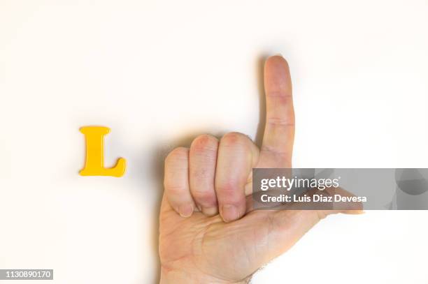 Sign Language L Sign Sign Language L Photos and Premium High Res Pictures - Getty Images