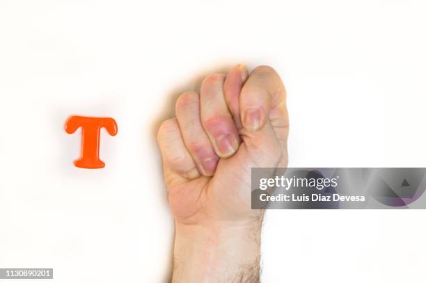 T Sign Human 18 Letter T In Sign Language Stock Photos, High-Res Pictures, and ...