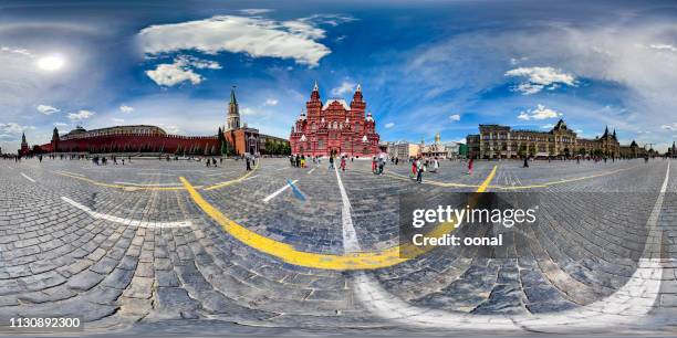 red square city square of moscow - 360 vr stock pictures, royalty-free photos & images