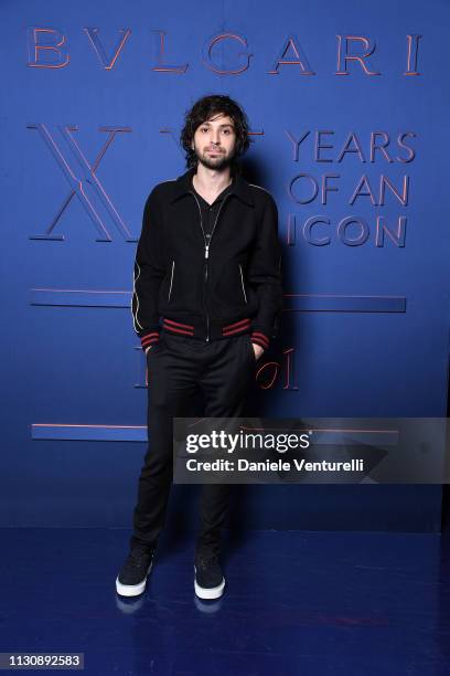 Adam Sevani attends the Bvlgari - B.ZERO1 XX Anniversary Global Launch Event at Auditorium Parco Della Musica on February 19, 2019 in Rome, Italy.