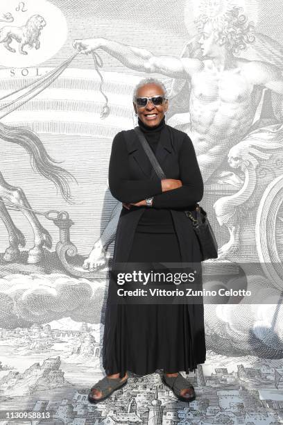Bethann Hardison arrives at the Gucci show during Milan Fashion Week Autumn/Winter 2019/20 on February 20, 2019 in Milan, Italy.