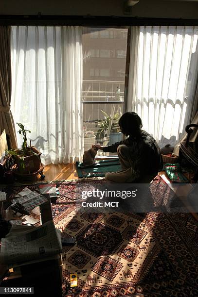 Dai Hasebe at his parents home in Meguro Ward Tokyo, ventures to a so-called "free space" or alternative school he has regularly visited over the...