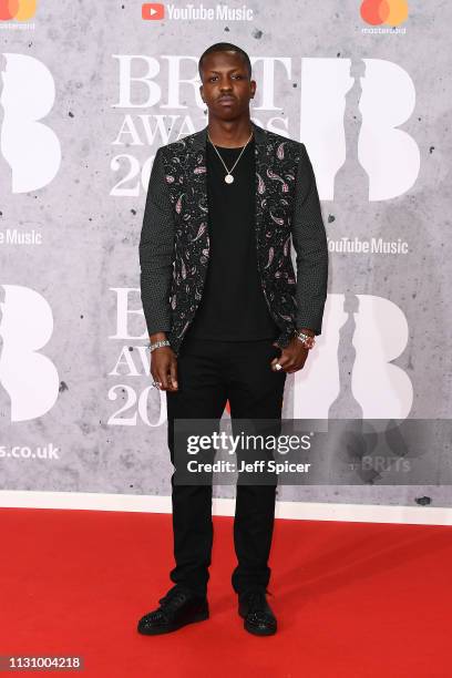 Jamal Edwards attends The BRIT Awards 2019 held at The O2 Arena on February 20, 2019 in London, England.