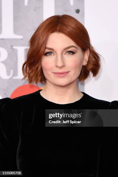 Alice Levine attends The BRIT Awards 2019 held at The O2 Arena on February 20, 2019 in London, England.