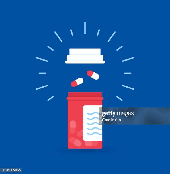 prescription drugs - medicine stock illustrations