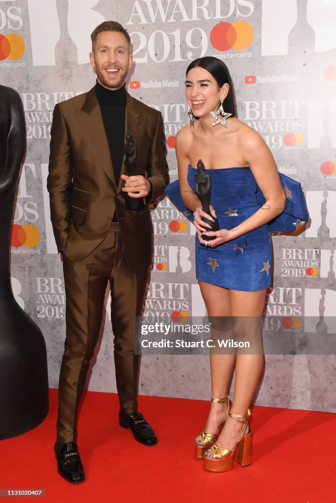 The BRIT Awards 2019 - Winners Room