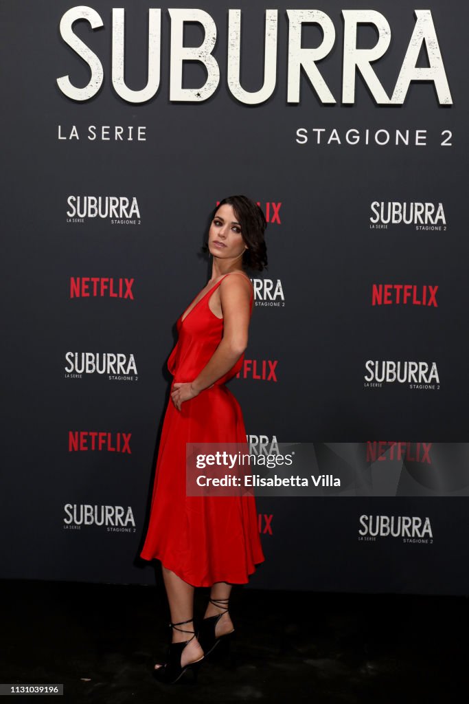 Rosa Diletta Rossi attends the after party for Netflix "Suburra" The