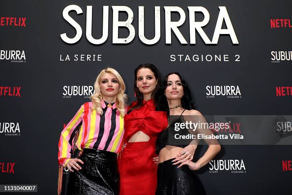 Carlotta Antonelli, Federica Sabatini and Cristina Pelliccia attend