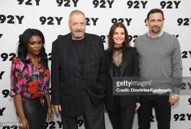 Ebonee Noel, producer Dick Wolf, Sela Ward and Jeremy Sisto attend CBS' "FBI" Screening & Conversation at 92nd Street Y on February 20, 2019 in New...
